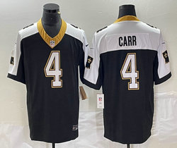 Nike New Orleans Saints #4 Derek Carr 4(IV) Authentic Stitched NFL Jersey