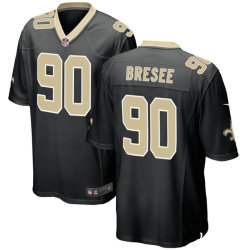 Nike New Orleans Saints 90 Bryan Bresee Black Vapor Untouchable Authentic Stitched NFL Jersey