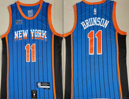 Nike New Yok Knicks #11 Jalen Brunson City 2023.24 Authentic Stitched NBA jersey