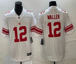 Nike New York Giants #12 Darren Waller White Vapor Untouchable Authentic Stitched NFL Jersey