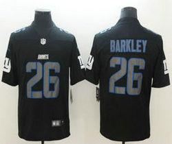 Nike New York Giants #26 Saquon Barkley Black Impact Limited Vapor Untouchable Authentic Stitched NFL jersey