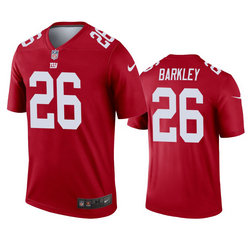 Nike New York Giants #26 Saquon Barkley Inverted Legend Vapor Untouchable Authentic Stitched NFL jersey