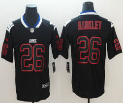 Nike New York Giants #26 Saquon Barkley Lights Out Black Vapor Untouchable Authentic Stitched NFL jersey