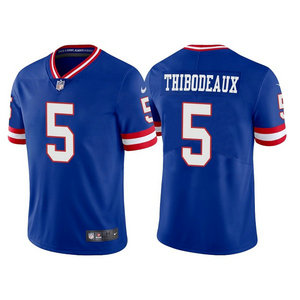 Nike New York Giants #5 Kayvon Thibodeaux Blue 2022-23 Vapor Untouchable Stitched Jersey