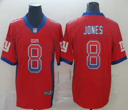 Nike New York Giants #8 Daniel Jones Red Drift Fashion Vapor Untouchable Authentic stitched NFL jersey