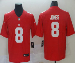 Nike New York Giants #8 Daniel Jones Red Inverted Legend Vapor Untouchable Authentic Stitched NFL jersey