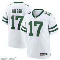 Nike New York Jets #17 Garrett Wilson White 2024 Vapor Untouchable Stitched NFL Jersey