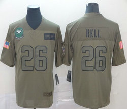 Nike New York Jets #26 Le'Veon Bell 2019 Salute To Service Authentic Stitched NFL jersey