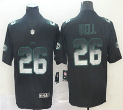 Nike New York Jets #26 Le'Veon Bell Black Smoke Fashion Vapor Untouchable Authentic Stitched NFL Jersey