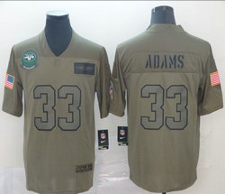 Nike New York Jets #33 Jamal Adams 2019 Salute To Service Authentic Stitched NFL jersey