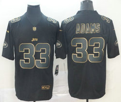 Nike New York Jets #33 Jamal Adams Black Gold Vapor Untouchable Authentic Stitched NFL jersey