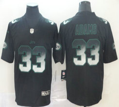 Nike New York Jets #33 Jamal Adams Black Smoke Fashion Vapor Untouchable Authentic Stitched NFL Jersey