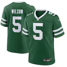Nike New York Jets #5 Garrett Wilson Green 2024 Vapor Untouchable Stitched NFL Jersey