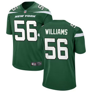 Nike New York Jets #56 Quincy Williams Green Vapor Untouchable Authentic Stitched NFL Jersey