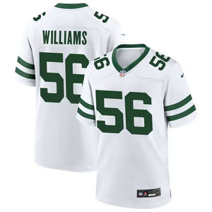 Nike New York Jets #56 Quincy Williams White Vapor Untouchable Authentic Stitched NFL Jersey