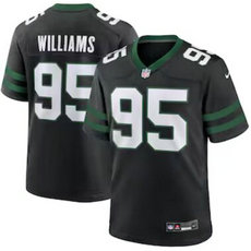 Nike New York Jets #95 Quinnen Williams Black 2024 Vapor Untouchable Stitched NFL Jersey