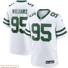 Nike New York Jets #95 Quinnen Williams White 2024 Vapor Untouchable Stitched NFL Jersey
