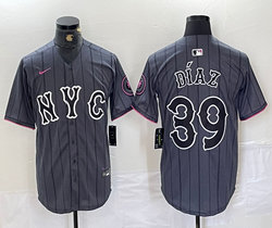 Nike New York Mets #39 Edwin Díaz 2024 City Game Authentic Stitched MLB Jersey