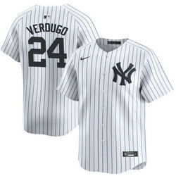 Nike New York Yankees #24 Alex Verdugo White 2024 Game Authentic Stitched MLB Jersey