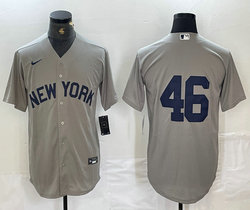 Nike New York Yankees #46 Andy Pettitte no name Field of Dreams Game Authentic Stitched MLB Jersey