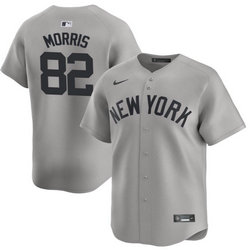 Nike New York Yankees #82 Cody Morris Gray 2024 Game Authentic Stitched MLB Jersey
