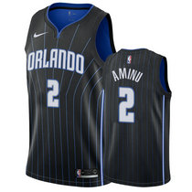 Nike Orlando Magic #2 Al-Farouq Aminu Black Game Authentic Stitched NBA jersey