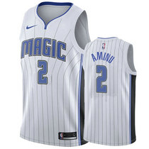 Nike Orlando Magic #2 Al-Farouq Aminu White Game Authentic Stitched NBA jersey