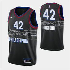 Nike Philadelphia 76ers #42 Al Horford 2020-21 City With Advertising Authentic Stitched NBA jersey