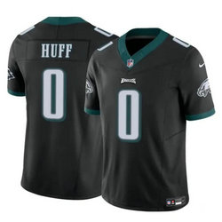 Nike Philadelphia Eagles #0 Bryce Huff Black 2024 F.U.S Authentic Stitched NFL Jersey