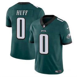 Nike Philadelphia Eagles #0 Bryce Huff Green Vapor Untouchable Authentic Stitched NFL Jersey