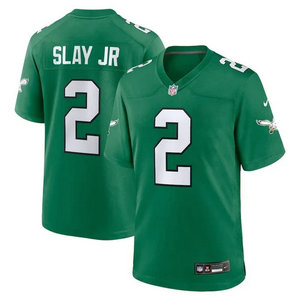 Nike Philadelphia Eagles #2 Darius Slay Jr Green Throwback Authentic stitched NFL jersey