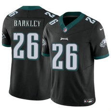 Nike Philadelphia Eagles #26 Saquon Barkley Black 2023 F.U.S.E. Stitched Football Jersey
