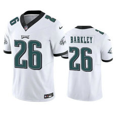 Nike Philadelphia Eagles #26 Saquon Barkley White 2023 F.U.S.E. Stitched Football Jersey