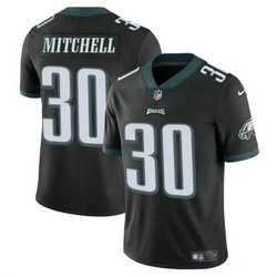 Nike Philadelphia Eagles #30 Quinyon Mitchell Black 2024 Draft Vapor Untouchable Football Jersey