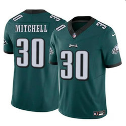 Nike Philadelphia Eagles #30 Quinyon Mitchell Green 2024 Draft F.U.S.E Football Jersey