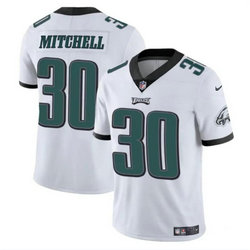 Nike Philadelphia Eagles #30 Quinyon Mitchell White 2024 Draft Vapor Untouchable Football Jersey