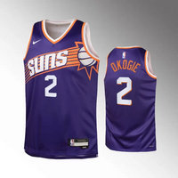 Nike Phoenix Suns #2 Josh Okoge purple NBA jersey