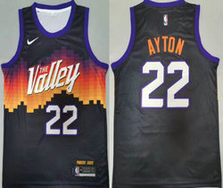 Nike Phoenix Suns #22 DeAndre Ayton City Authentic Stitched NBA jersey