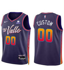 Nike Phoenix Suns Custom 2024 Black City With Advertising Stitched NBA Jersey