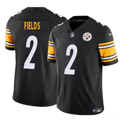Nike Pittsburgh Steelers #2 Justin Fields Black F.U.S.E. Stitched jersey