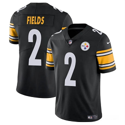 Nike Pittsburgh Steelers #2 Justin Fields Black Vapor Untouchable Stitched jersey