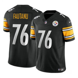 Nike Pittsburgh Steelers #76 Troy Fautanu Black F.U.S.E Authentic Stitched NFL Jersey