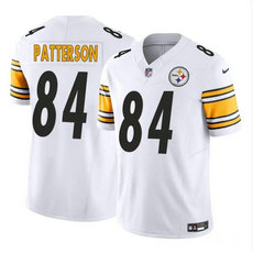 Nike Pittsburgh Steelers #84 Cordarrelle Patterson White 2024 F.U.S.E Authentic Stitched NFL Jersey