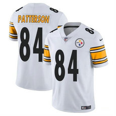 Nike Pittsburgh Steelers #84 Cordarrelle Patterson White Vapor Untouchable Authentic Stitched NFL Jersey
