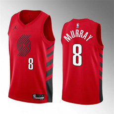 Nike Portland Trail Blazers #8 Kris Murray Red Stitched NBA Jersey