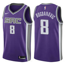 Nike Sacramento Kings #8 Bogdan Bogdanovic Purple Game Authentic Stitched NBA Jersey