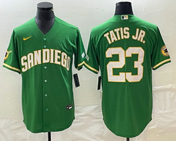 Nike San Diego Padres #23 Fernando Tatis Jr Green Joint baseball jersey