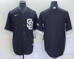 Nike San Diego Padres Blank Black Joint Authentic Stitched NBA Jersey