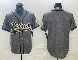 Nike San Diego Padres Blank Hemp grey Joint Authentic Stitched baseball jersey