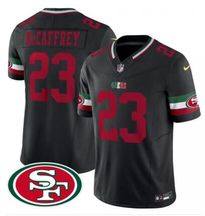 Nike San Francisco 49ers #23 Christian McCaffrey Black Mexico Stitched NFL Jersey